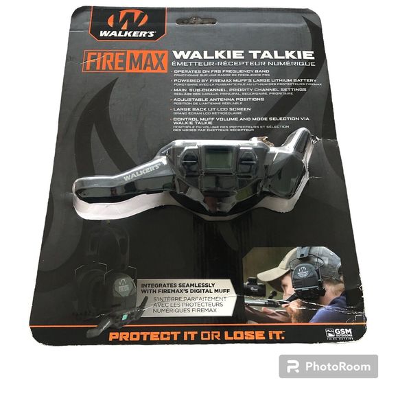 Walkers Games Walkers Firemax Ear Muff Walkie Talkie Attachment Frs